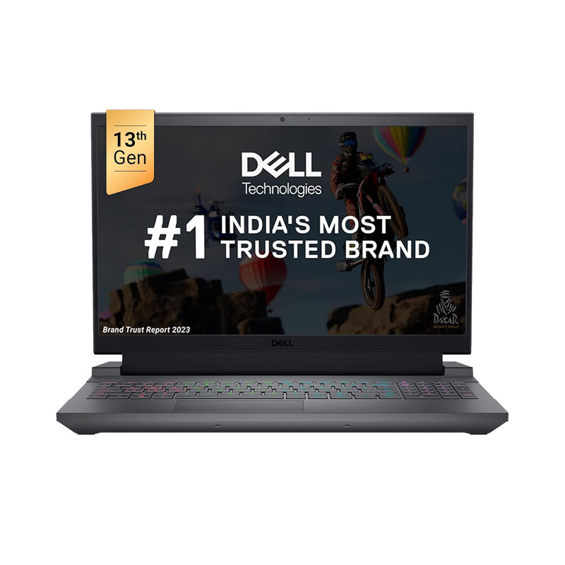 Picture of Dell G15-5530 - 13th Gen Intel i5-13450HX 15.6" Gaming Laptop (8GB/ 1TB SSD/ Full HD Display/ 6GB NVIDIA RTX 3050/ Narrow 120Hz 250 nits/ Windows 11 Home/ Ms Office/ 1 Year Warranty/ Dark Shadow Gray/ 2.65kg)